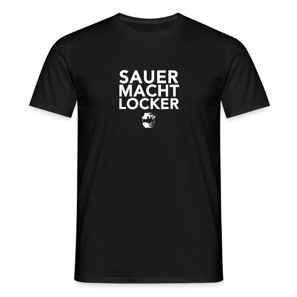 BROTShirt Sauer macht locker dunkel - Schwarz