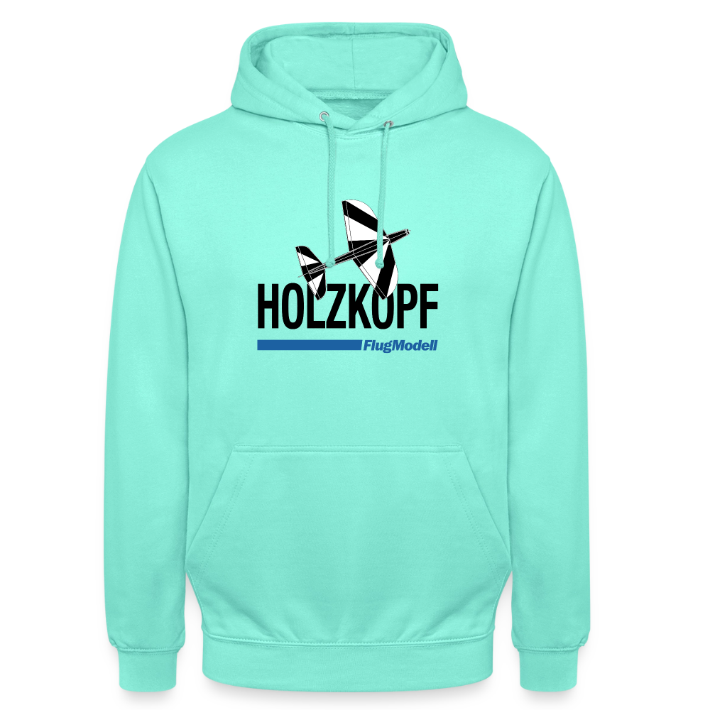 Hoodie Holzkopf hell - Mint