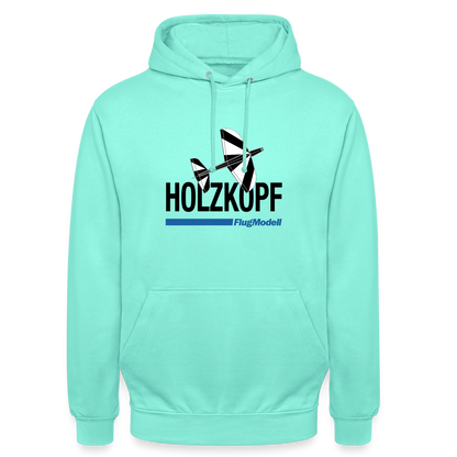 Hoodie Holzkopf hell - Mint