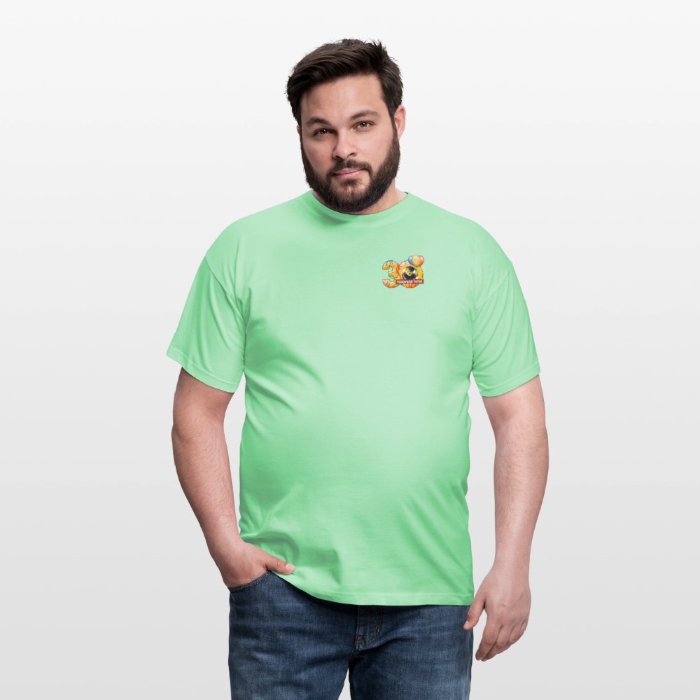 Unisex-T-Shirt 30 Jahre TEDDYBÄR TOTAL klein - Mintgrün