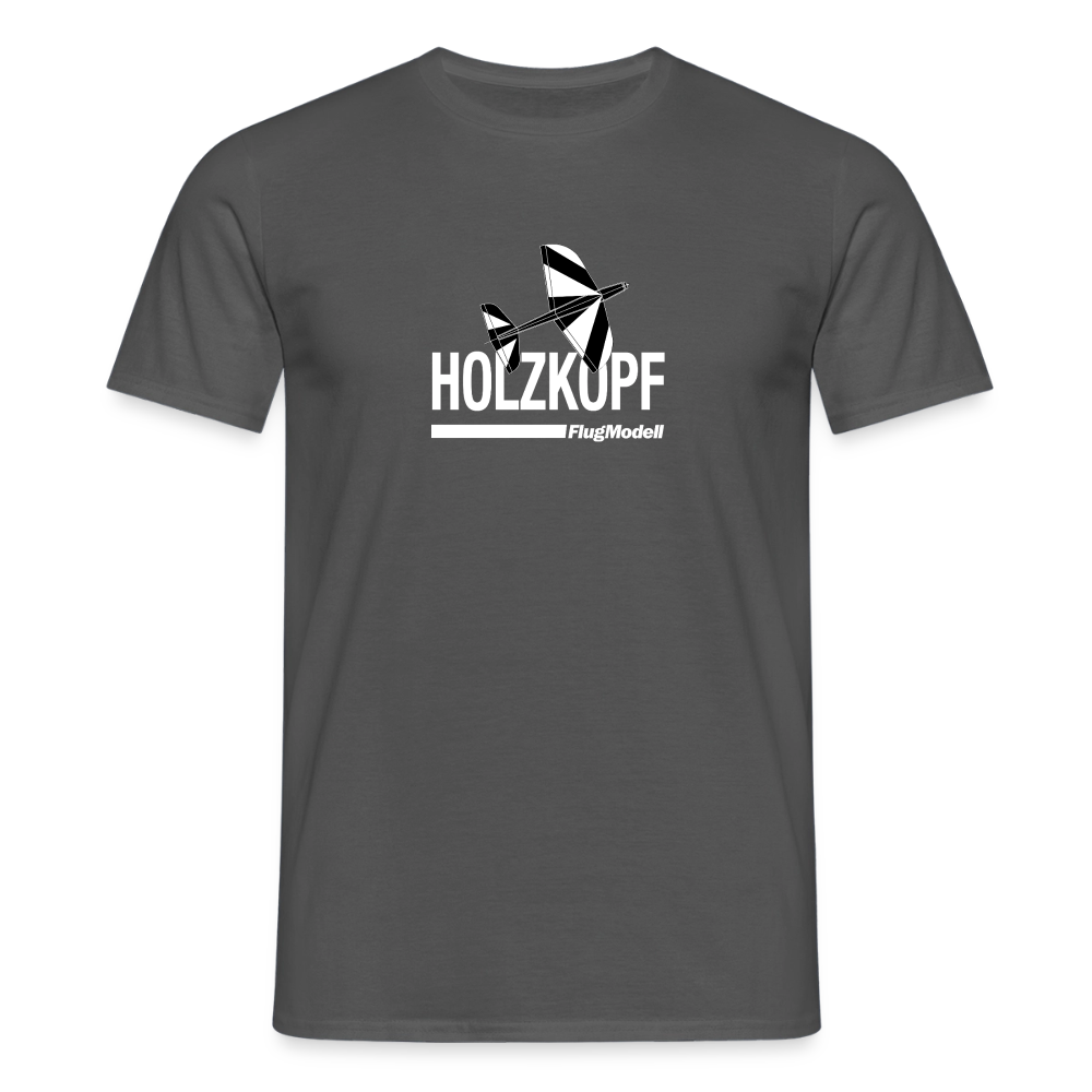 T-Shirt Holzkopf dunkel - Anthrazit