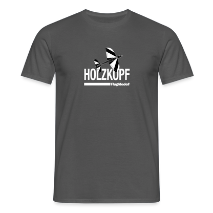 T-Shirt Holzkopf dunkel - Anthrazit