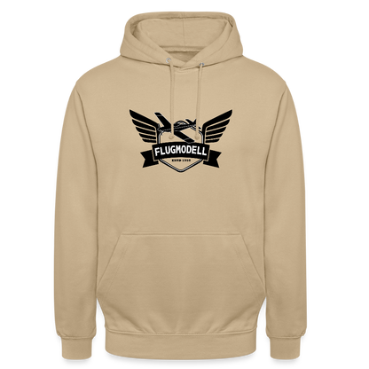 Hoodie FlugModell retro hell - Beige