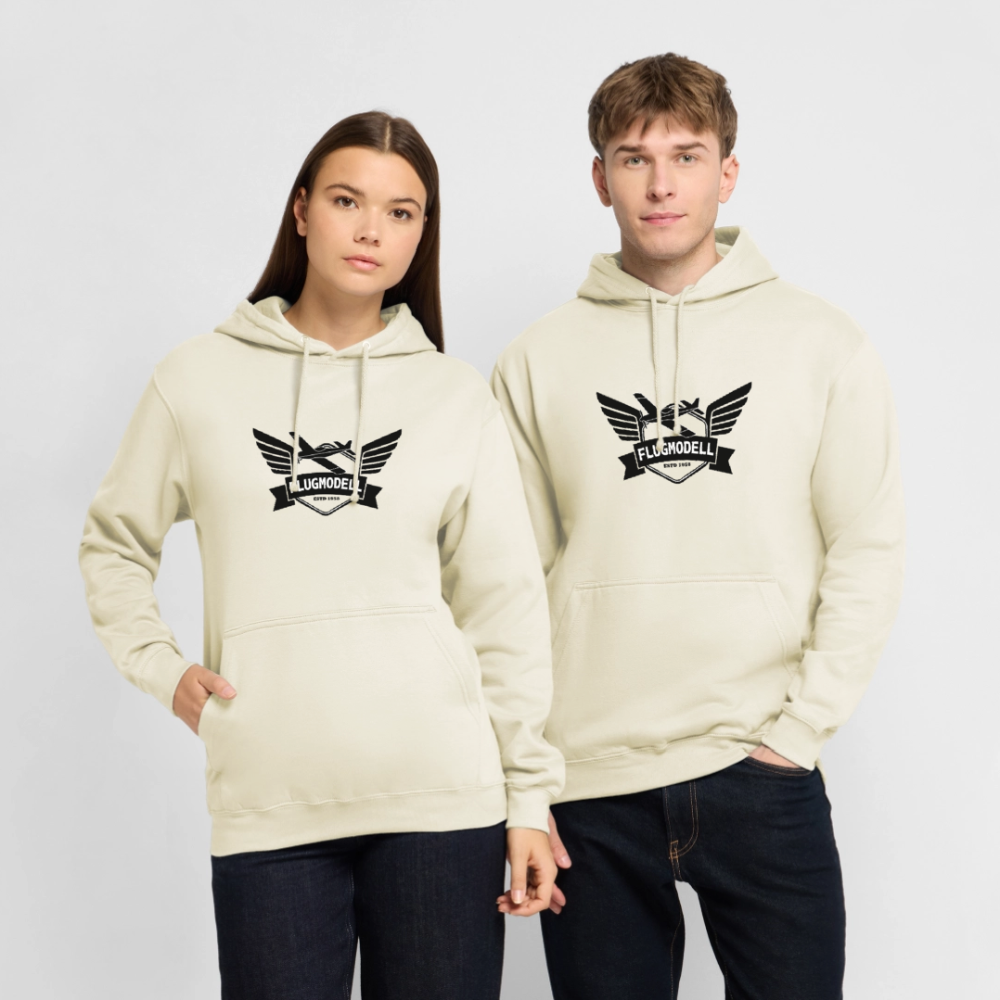 Hoodie FlugModell retro hell - Vanille-Milchshake