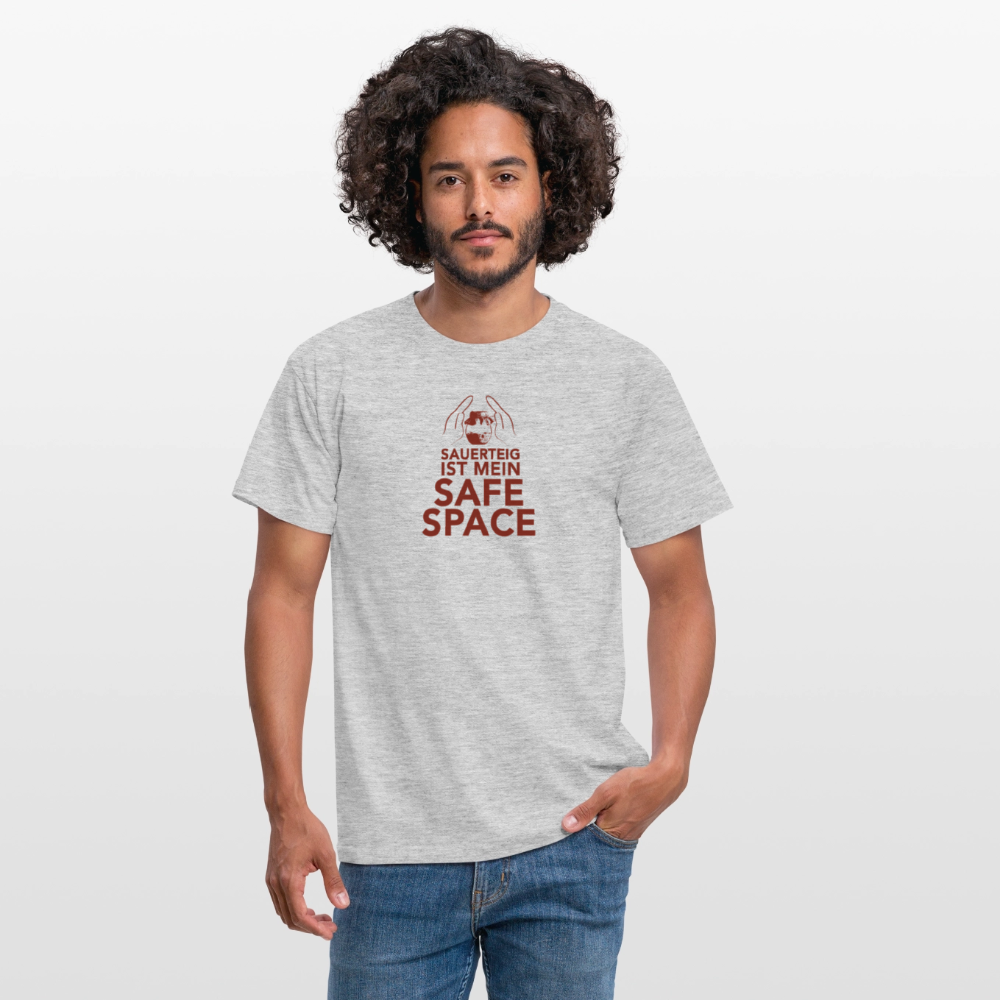 BROTShirt Safe Space hell - Grau meliert