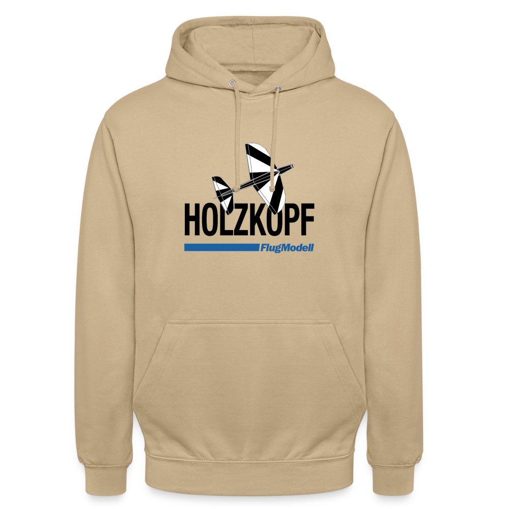 Hoodie Holzkopf hell - Beige