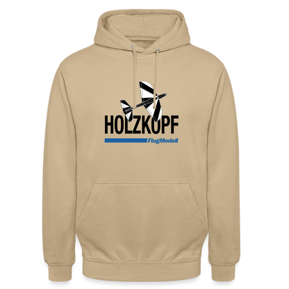 Hoodie Holzkopf hell - Beige