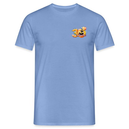 Unisex-T-Shirt 30 Jahre TEDDYBÄR TOTAL klein - carolina blue