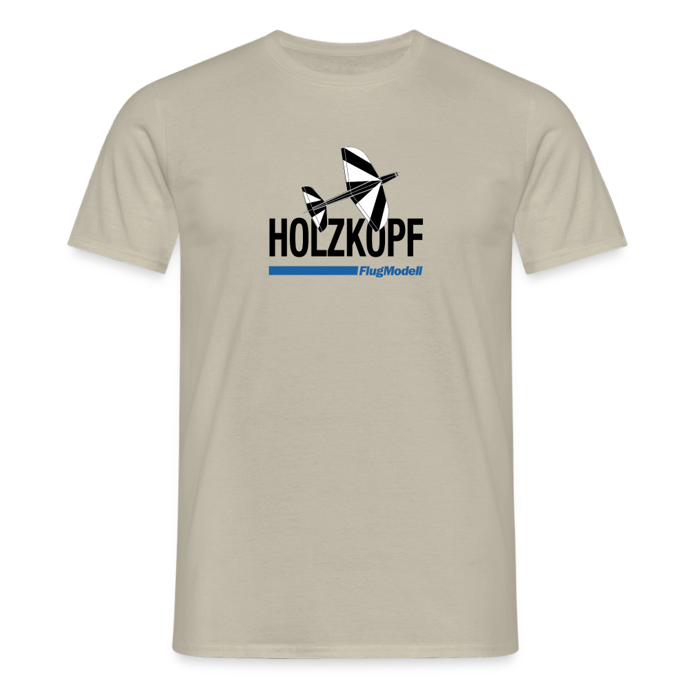 T-Shirt Holzkopf hell - Sandbeige