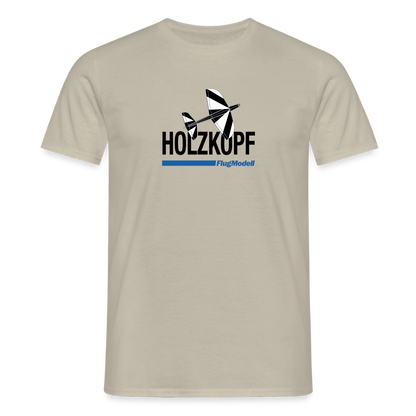 T-Shirt Holzkopf hell - Sandbeige