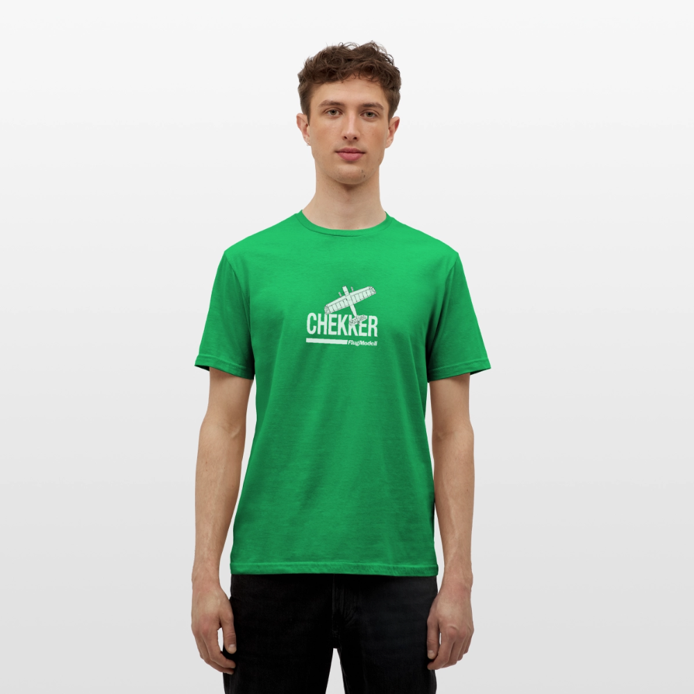 T-Shirt Chekker dunkel - Kelly Green
