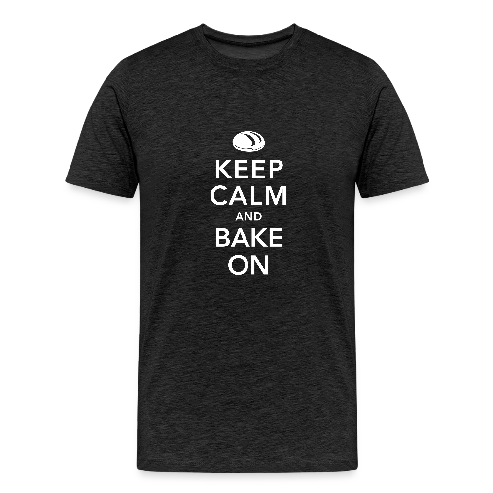 BROTShirt Männer Keep Calm dunkel - Anthrazit