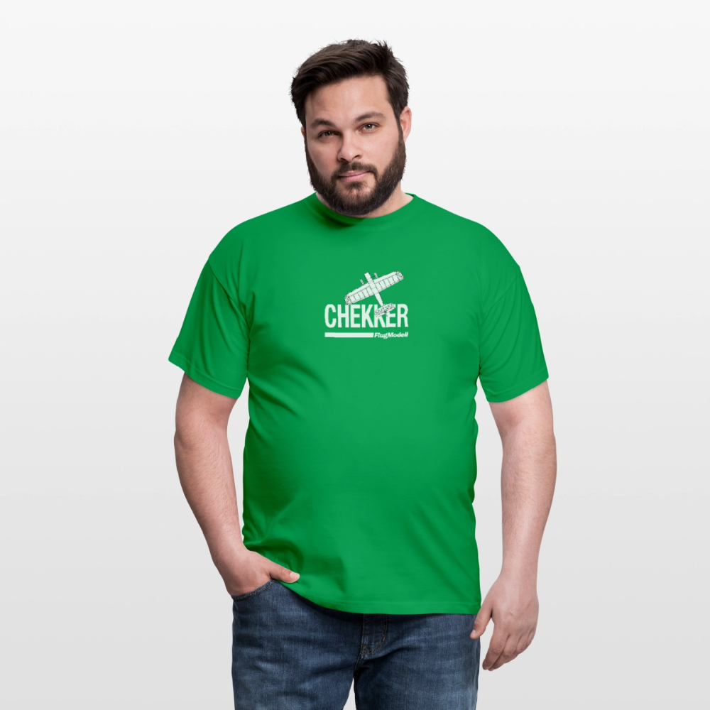 T-Shirt Chekker dunkel - Kelly Green