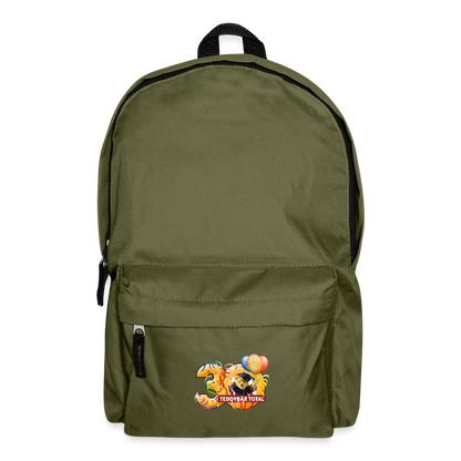 Rucksack 30 Jahre TEDDYBÄR TOTAL - Olivgrün