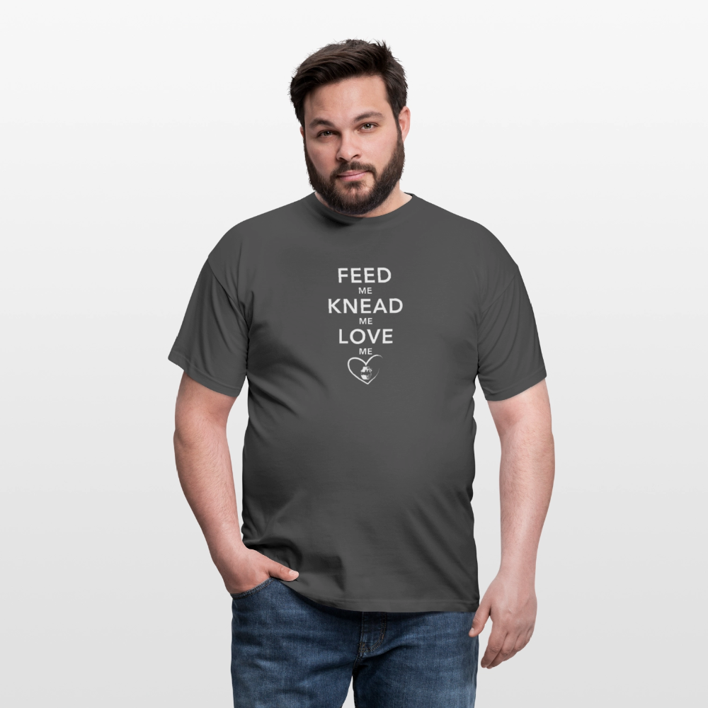 BROTShirt Feed me dunkel - Anthrazit