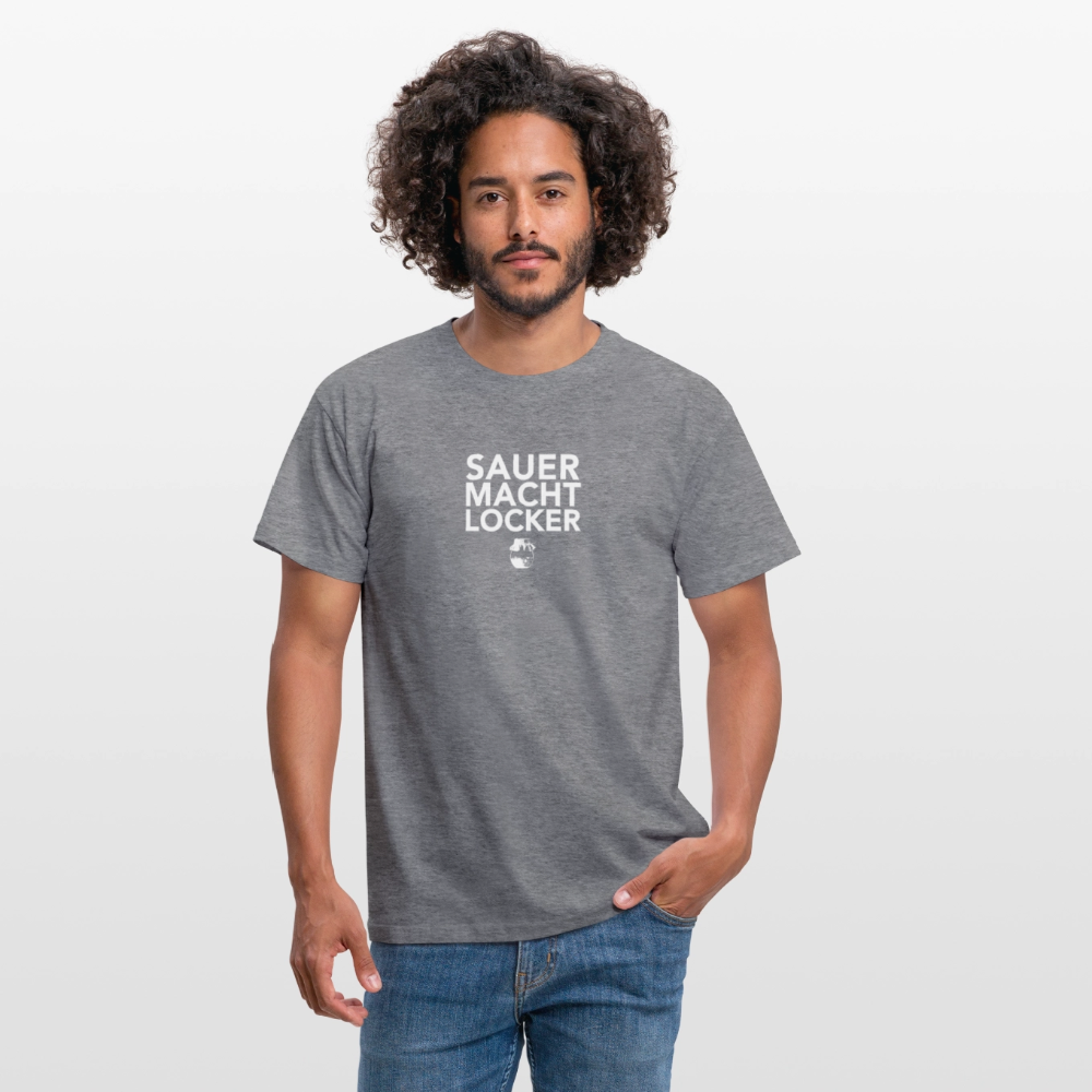 BROTShirt Sauer macht locker dunkel - Graphit meliert