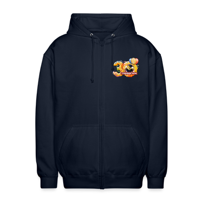 Hoodie-Jacke 30 Jahre TEDDYBÄR TOTAL - Navy