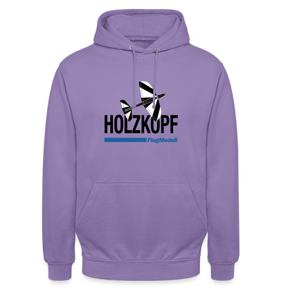 Hoodie Holzkopf hell - Lavendel