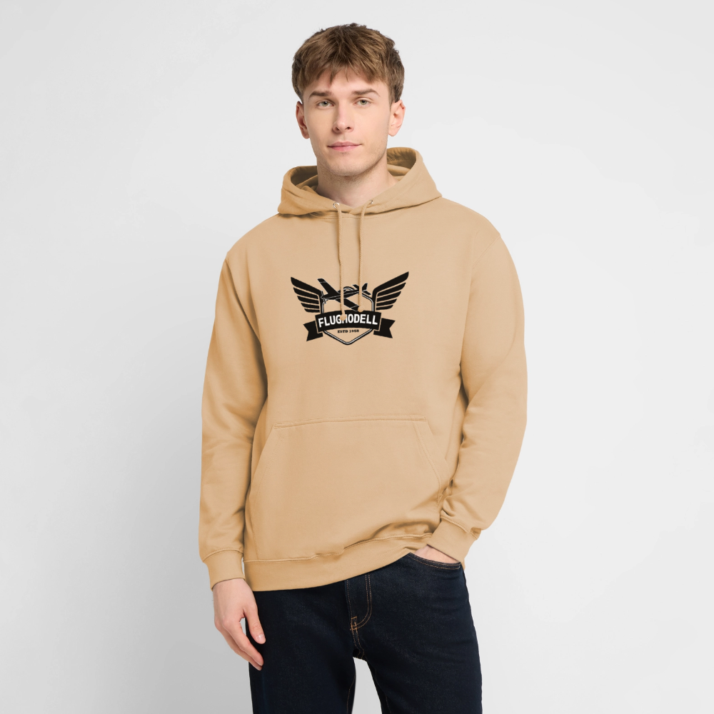 Hoodie FlugModell retro hell - Pfirsich