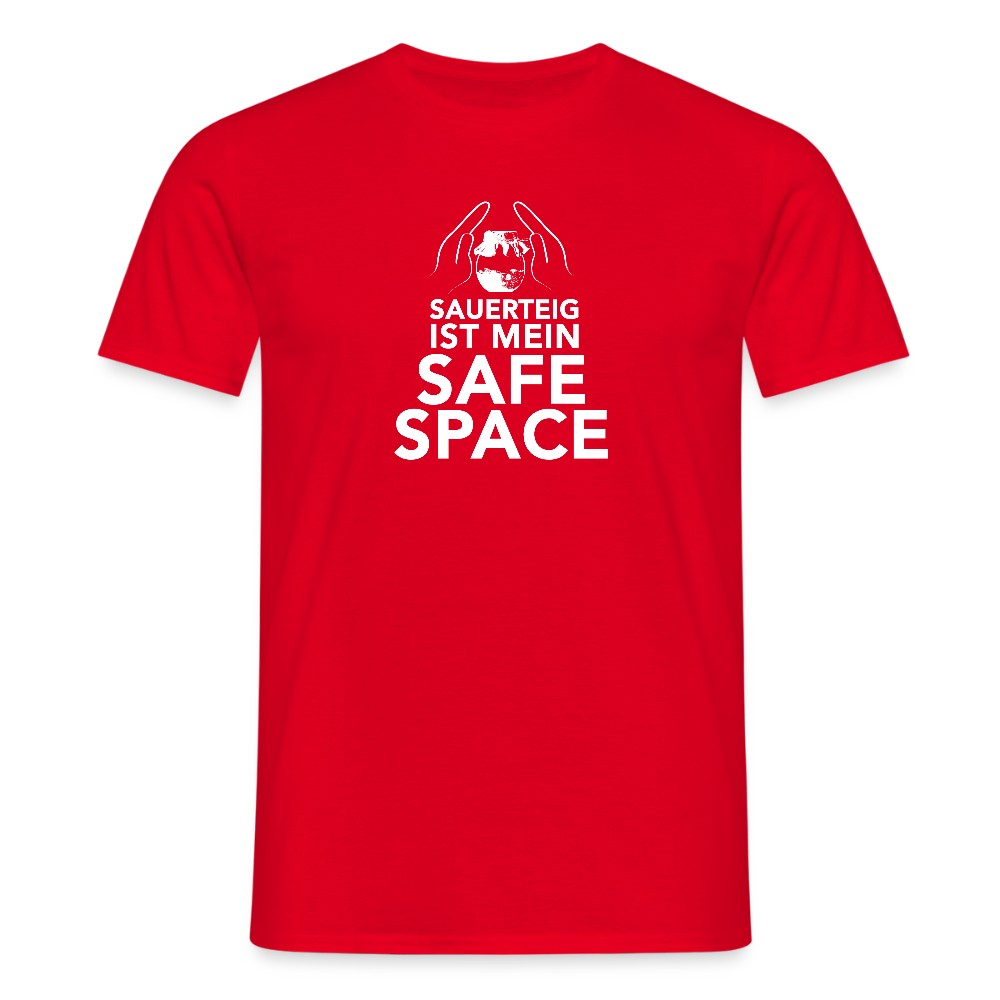 BROTShirt Safe Space dunkel - Rot