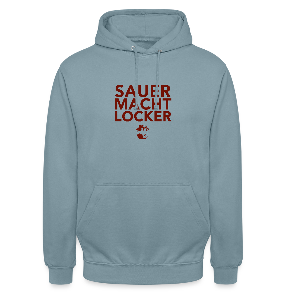 BROTHoodie Sauer macht locker hell - Nebelblau