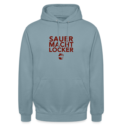 BROTHoodie Sauer macht locker hell - Nebelblau