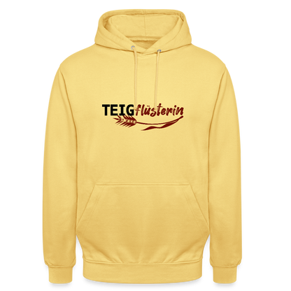 BROTHoodie Unisex TEIGFlüsterin - Zitronengelb
