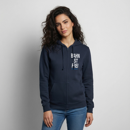 Hoodiejacke Bahn ist frei - Navy