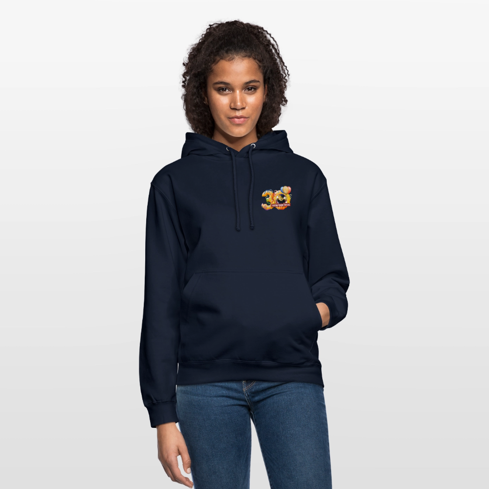 Unisex-Hoodie 30 Jahre TEDDYBÄR TOTAL klein - Navy