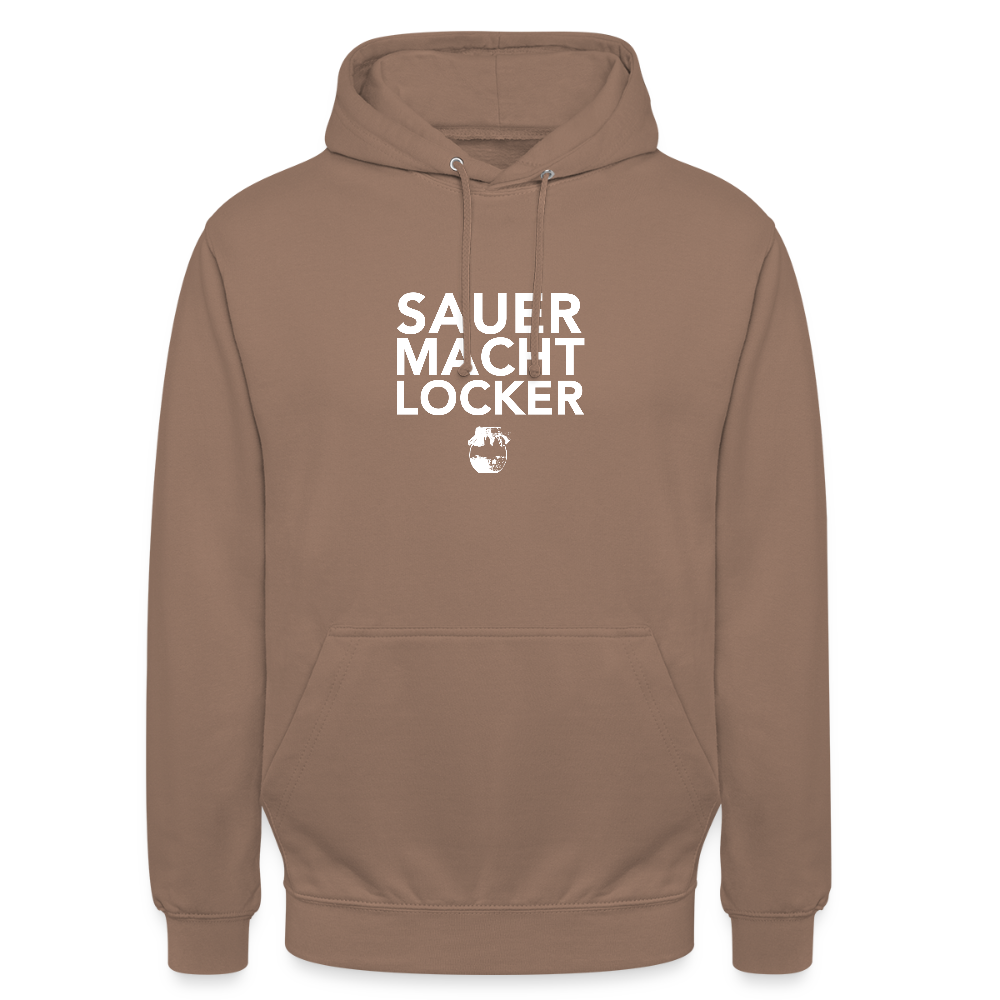 BROTHoodie Sauer macht locker dunkel - Mokka