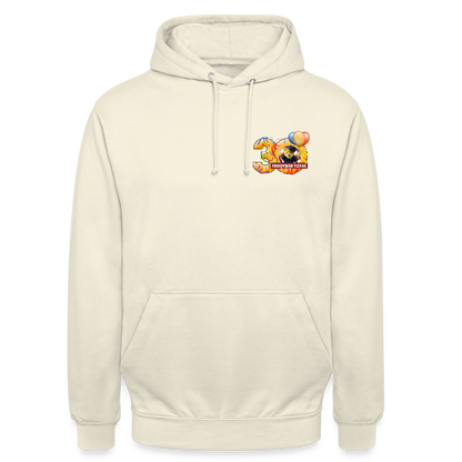Unisex-Hoodie 30 Jahre TEDDYBÄR TOTAL klein - Vanille-Milchshake