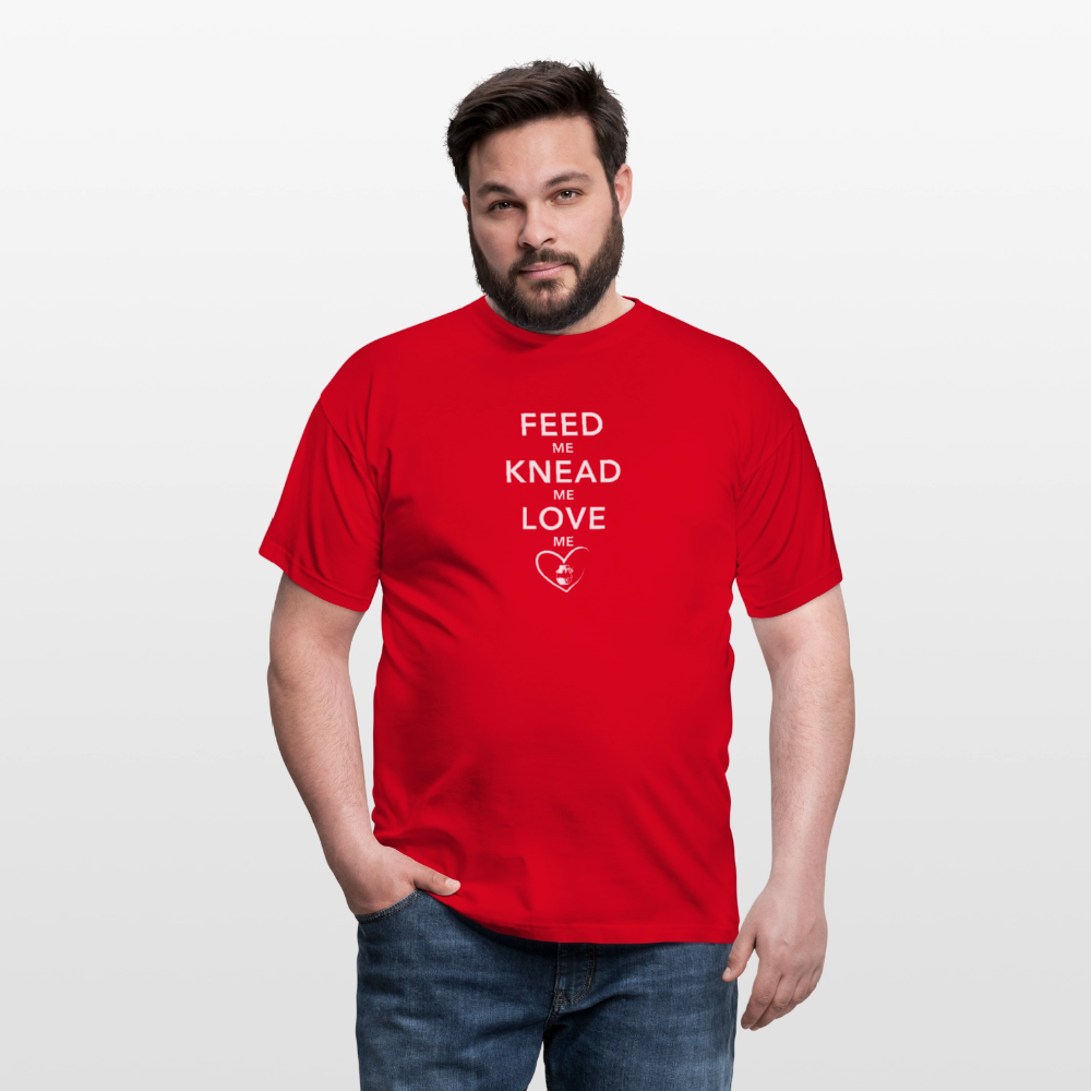BROTShirt Feed me dunkel - Rot