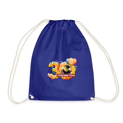 Beutel 30 Jahre TEDDYBÄR TOTAL - Königsblau