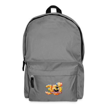 Rucksack 30 Jahre TEDDYBÄR TOTAL - Mittelgrau