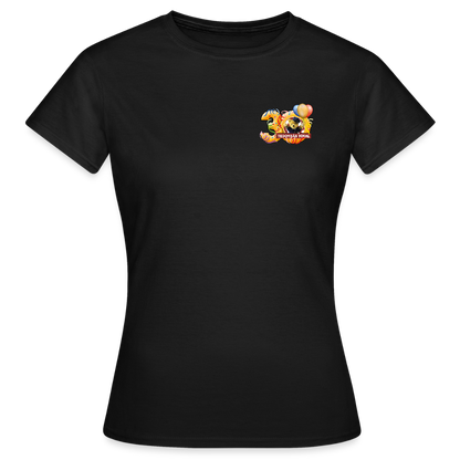 Frauen-T-Shirt 30 Jahre TEDDYBÄR TOTAL klein - Schwarz