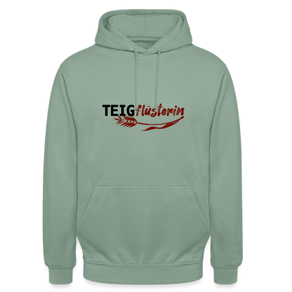 BROTHoodie Unisex TEIGFlüsterin - Graugrün
