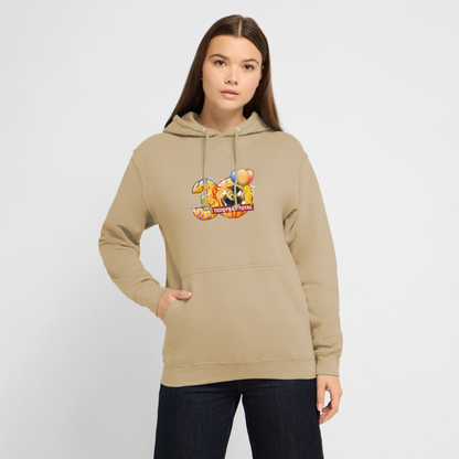 Unisex-Hoodie 30 Jahre TEDDYBÄR TOTAL groß - Beige