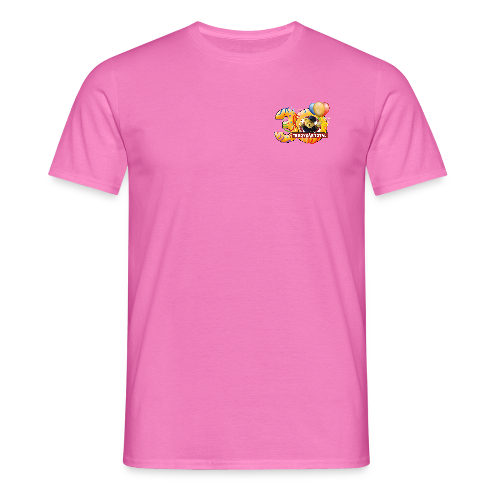 Unisex-T-Shirt 30 Jahre TEDDYBÄR TOTAL klein - Pink