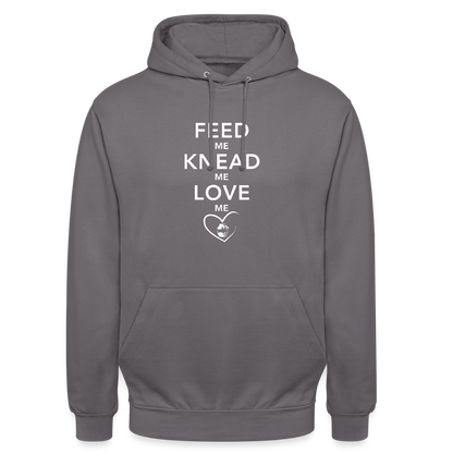 BROTHoodie Feed me dunkel - Mittelgrau