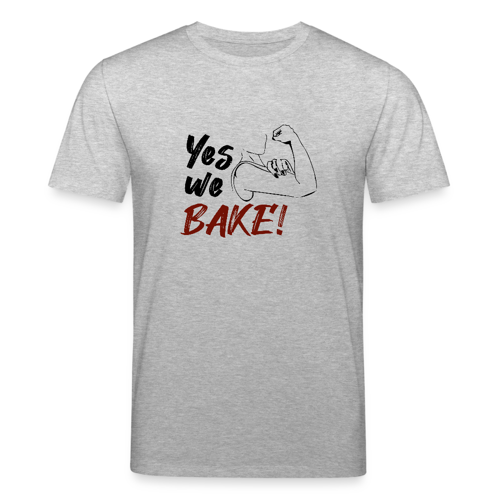 BROTShirt Yes, we bake! - Grau meliert