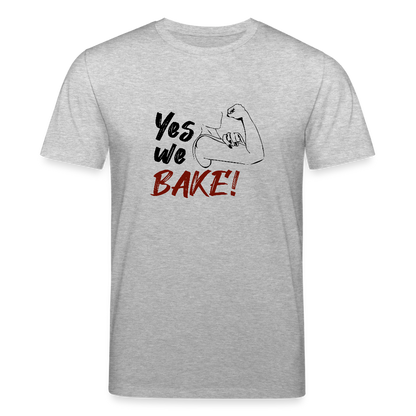 BROTShirt Yes, we bake! - Grau meliert