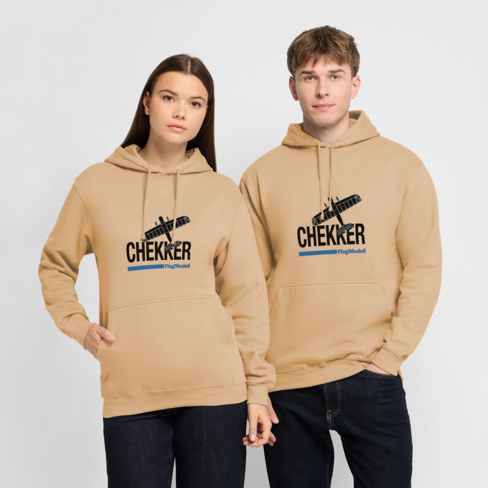 Hoodie Chekker hell - Pfirsich