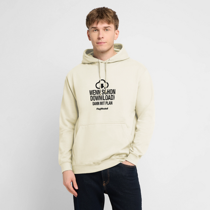 Hoodie Download mit Plan hell - Vanille-Milchshake