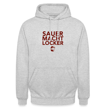 BROTHoodie Sauer macht locker hell - Hellgrau meliert