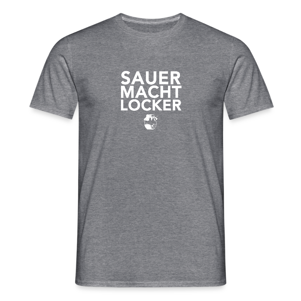 BROTShirt Sauer macht locker dunkel - Graphit meliert