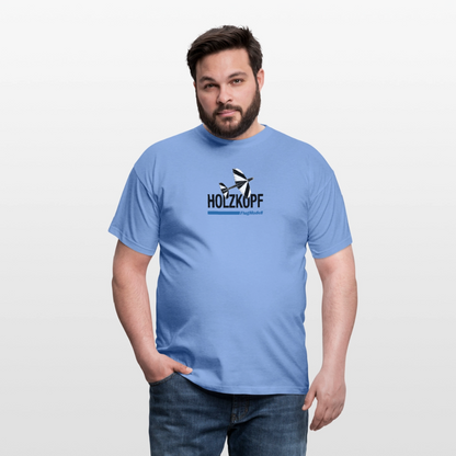 T-Shirt Holzkopf hell - Carolina Blue