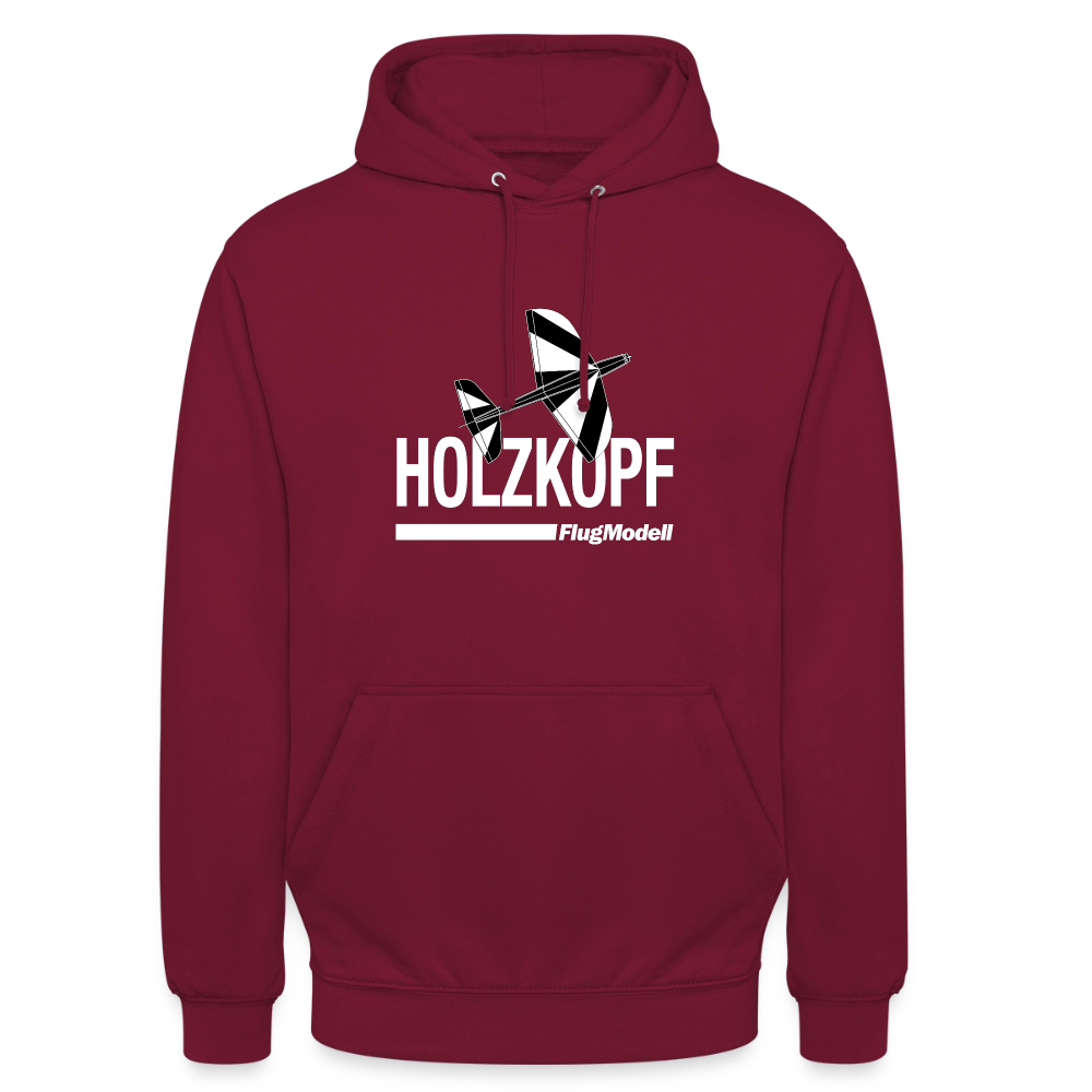 Hoodie Holzkopf dunkel - Bordeaux