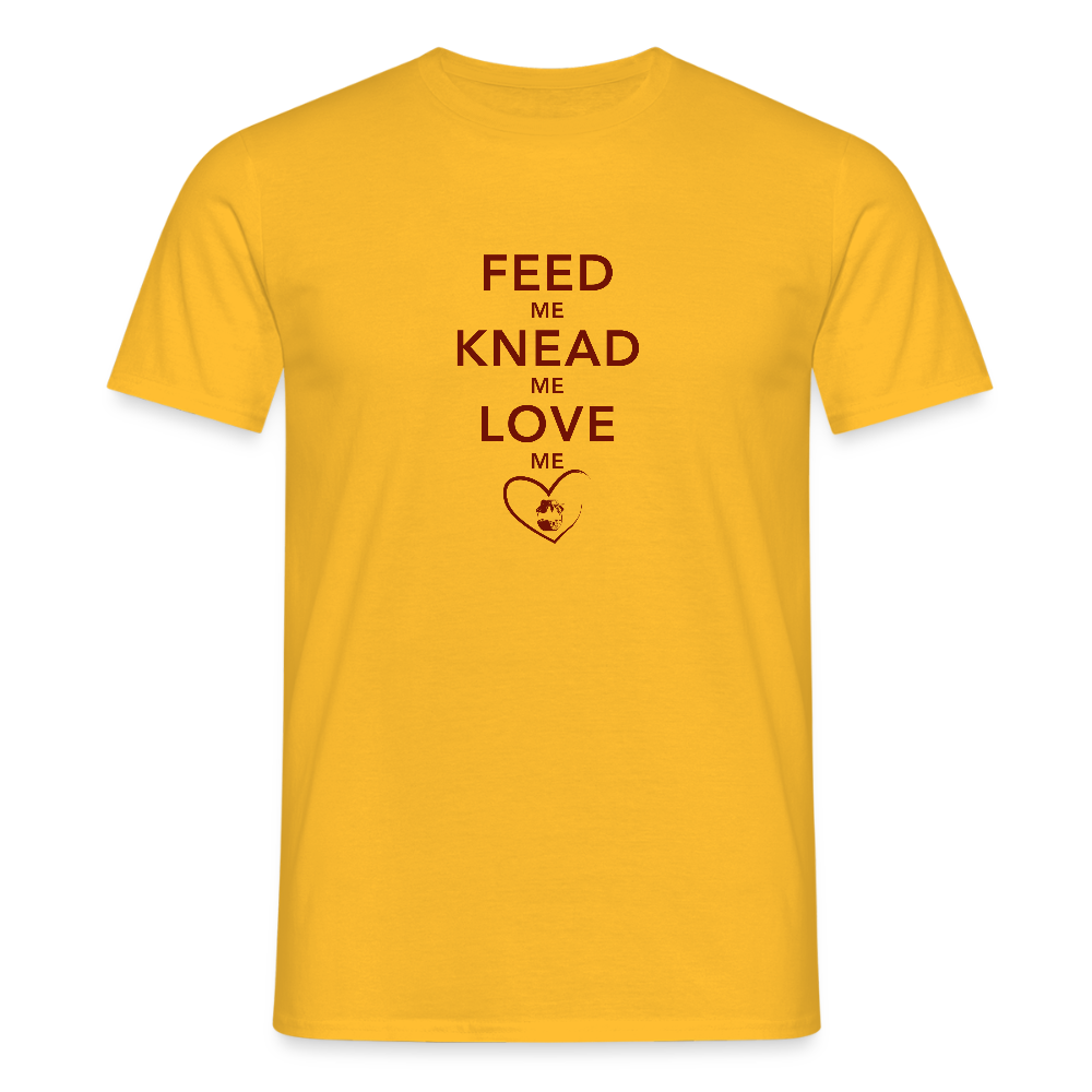 BROTShirt Feed me hell - Gelb