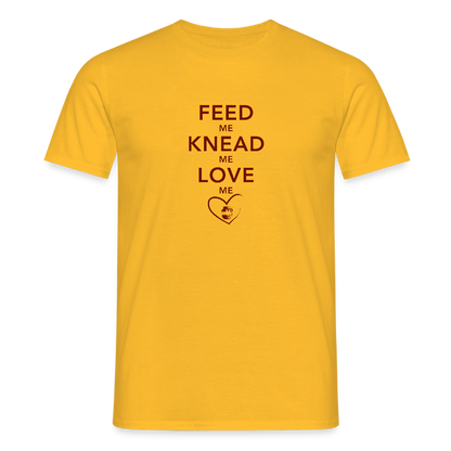 BROTShirt Feed me hell - Gelb