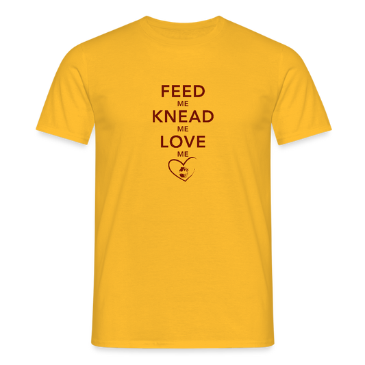 BROTShirt Feed me hell - Gelb